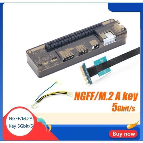 NGFF PCI-E Version PCIe PCI-E V8.4D EXP GDC Laptop Docking Station / External Laptop Video Card Dock