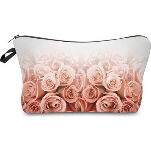 Travel Cosmetic Bags with Fruit Pattern Pomegranate Women Girl Multifunction Makeup Case Pouch Toiletry Organizer Storage Bag