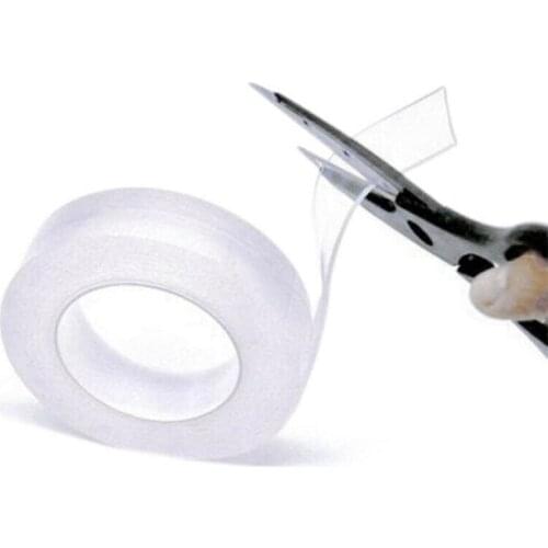 Home Improvement Double Sided Tape Nano Transparent No Trace Acrylic Magic Tape Reuse Waterproof 3m Adhesive Tape Cleanable