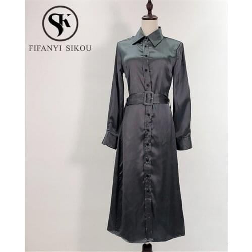 Женские стильные платья FIFANYI SIKOU China At AliExpress