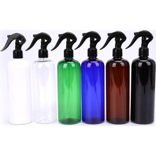 1PC 500ml Spray Bottles Sub-bottling Plastic Multicolor Refillable Bottle Empty Container Flip-top Dispensing Makeup Tool