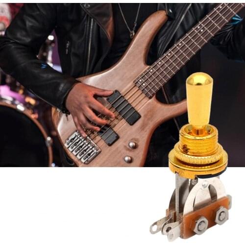Guitar Switch Knob 3 Position Accessories Metal Guitar Pot Pickup Switch for Beginner