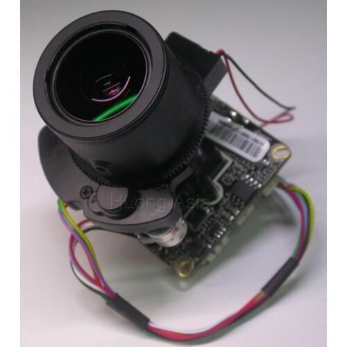IPC (1080P) 2.8-12mm Motorized Zoom & Auto Focal LEN 1/2.8" IMX322 CMOS + Hi3516C CCTV IP camera module board (option LAN Cable)