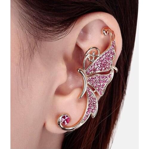 Cute Korea Style Flower Shape Enamel Clip on Earrings Without Piercing for Girls Party Cute Lovely No Hole Ear Clip jewelry