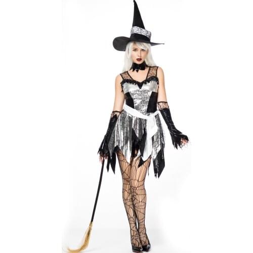 New Halloween Vampire Witches Uniform Cosplay Experience Performance Night Ghost Game Suit Women Costume Party costume
