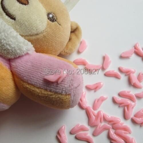 RC162-3 30pcs Cute Pink High Heel Shape Nail Resin Decoration Outlooking