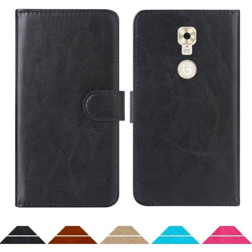 Luxury Wallet Case For Gionee M6 PU Leather Retro Flip Cover Magnetic Fashion Cases Strap