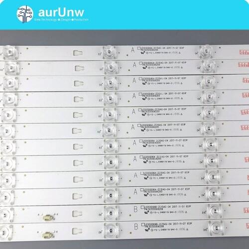 LED Backlight strip 6 Lamps For Haier 55'' TV Q55X31J LE55Q6500U LED55D06A-ZC15AG-04 LED55D06A-ZC15AG-04 30355006205