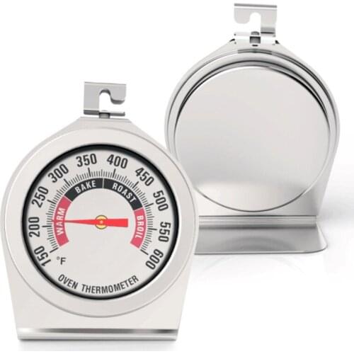 Cooking Oven Thermometer BBQ Meat Temperature Meter Gauge Tool Metal Meat Thermometer for Home Kitchen Food Portable 85DA