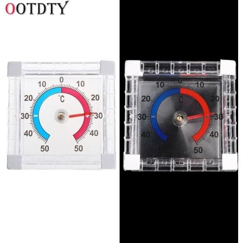OOTDTY Temperature Thermometer Window Indoor Outdoor Wall Greenhouse Garden Home