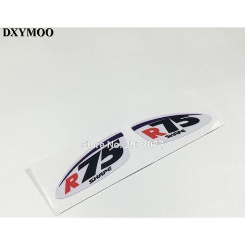 1 Pair Motorcycle Helmet Car Sticker Decal Vinyl Reflective for R75 SHAPE Original Size