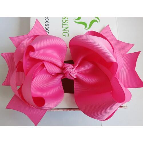 12pcs 8 Inch Ring Hair Bows Hair Accessories With Pure Manual Crafts Animal Print Children