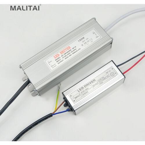 1X AC85V-265V 10W 20W 30W 50W 100W LED lamp Chip Power Supply Adapter light Transformer Driver For DIY Floodlight Spotlight Bulb