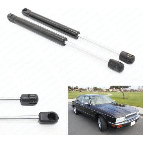 2pcs Hood Auto Gas Springs Struts Lift Supports Dampers For Jaguar XJ Vanden Plas XJ6 1990-1991 1992 1993 1994