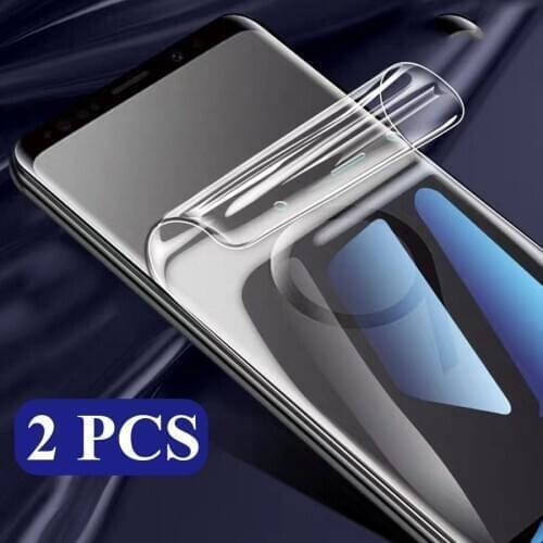 2 pcs s8 s9 plus on for samsung galaxy S 8 9 soft screen protector s8+ s9+ 8plus 9plus 3D Curved Protective film ( Not Glass )