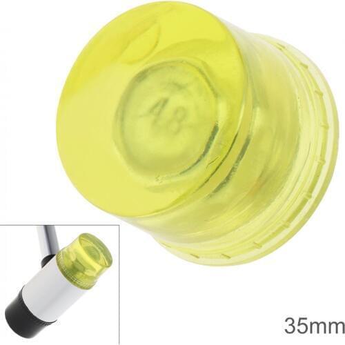 35mm Rubber Hammer Head Double Faced Work Glazing Window Beads Hammer with Replaceable Hammer Head Nylon Head Mallet Tool