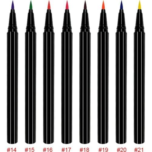 10 Piece White Eyeliner Pen Private Label Tip Long Lasting Waterproof Durable Water Proof Eyeliner Custom Wholesale Vendors