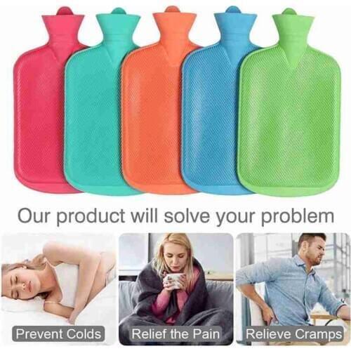 Hot Water Bottle Rubber High Density Winter Hand Warmer Portable Thick Hot Water Bottle Girls Pocket Feet Hot Water Bag