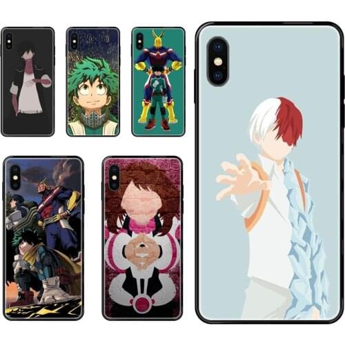 For Huawei Honor Play V10 View Mate 10 20 20X 30 Lite Pro Y3 Y5 Y9 Nova 3 3i Pro Hot My Hero Academia Black Soft Multi Colors