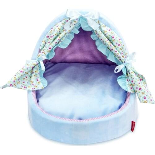 2020 New Puppy Dog Lovely House Princess Cute Bed Soft Comfortable Suitable Cat Dog Bed Top Quality Small dog Bed puppy bed