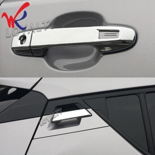 Loyalty for Toyota C-HR CHR 2016 2017 2018 Front & Rear Door Handle Cover Trim ABS Chrome Car Accessories Auto Styling