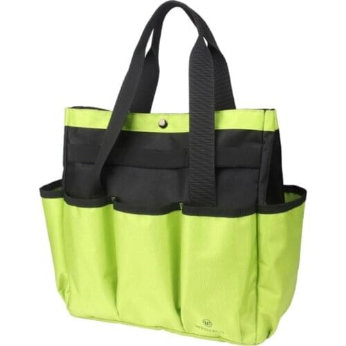 Oxford Cloth Garden Tool Kit Holder Garden Tool Organizer Portable Garden Tool Bag with Shoulder Straps for Gardening