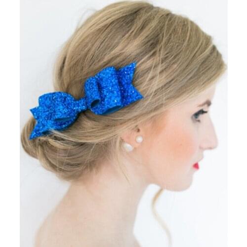 Lovely Sequin Cute Bowknot Barrette Hairpin Hair Women Hair Clips Hair Bow Accessories Party Gifts 1 Pcs