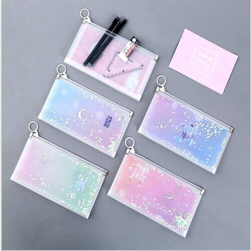 210*115*30mm PP Mask Storage Bag Face Mask Holder Dustproof Zip Pouch Mask Pollution-Free Save Bags Bills Files Bag Pencil Bags