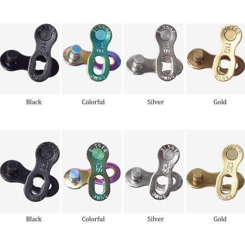 SUMC 6/7/8/9/10/11/12 Speed Bike Chain Link Connector Bicycle Missing Link Bike Joints Quick Magic Button Master Links parts