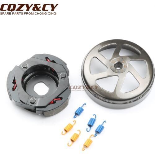 Performance clutch bell& clutch for MOTO ZETA Rally 125cc GY6 152QMI 157QMJ Scooter 4-stroke