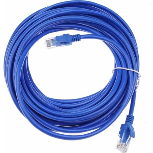 1m 2m 3m 5m 10m 20m cat 5 CAT5E Flat UTP Ethernet Network Cable RJ45 Patch LAN cable For Computer Laptop