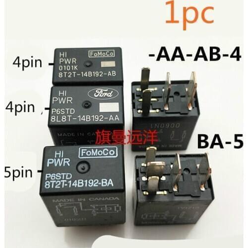1pc Automotive car Relay 8T2T-14B192-AA AB BA for Ford escort edge New Mondeo Blower Horn