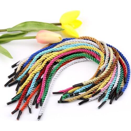 100pcs 38cm Length 3-Shares Twisted Cotton Polyester Cords Bag Gift Wine Box Handle DIY Craft Braided Decoration Rope