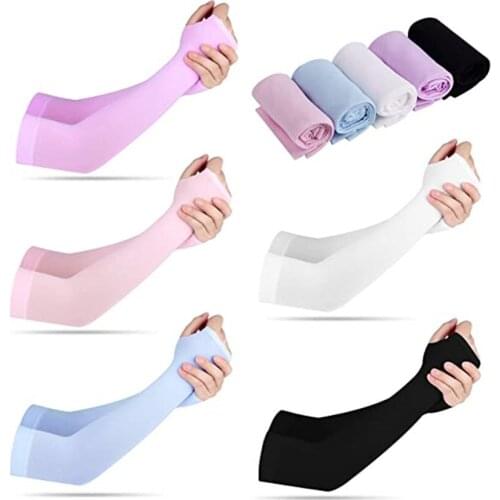 2Pcs Arm Sleeves Warmers Sports Sleeve Sun UV Protection Hand Cover Cooling Warmer Running Fishing Cycling Ski Mangas Para Brazo