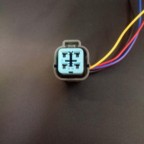 5pcs/lot 4 Pin 4 Way Gasoline Pump Plug Fuel Pump Connector With Wire Pigtail For Honda Accord Fit CRV Civic Odyssey 6189-6887