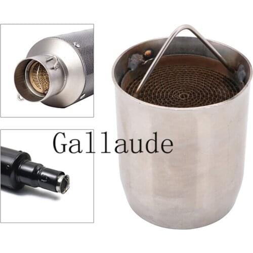 60mm Motorbike Universal Front Catalyst DB Killer Removable Silencer for Motorcycle Exhaust Muffler