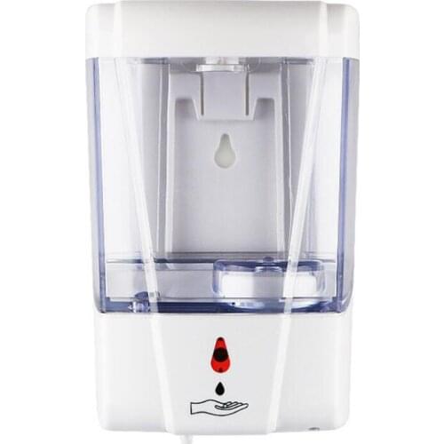 Automatic Soap Dispenser, 700ml Touchless Wall Mount Commercial Hand Sanitizer Dispenser Battery Operated for Gel/Liquid