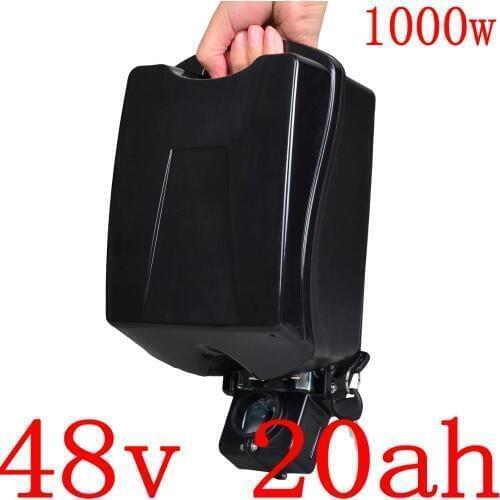 Free Customs Duty 48V 1000W Lithium Battery 48V 20AH Ebike Battery 48V 20AH Electric Bike Battery with 30A BMS+54.6V 2A Charger
