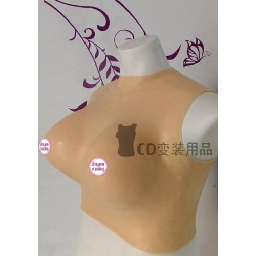 B cup Transsexuals breast Male CD drag conjoined breast Transsexuals fake breasts Realistic breast COS falsies Free shipping