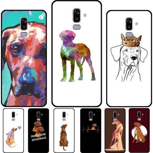 Rhodesian Ridgeback Dog Case For Samsung Galaxy A5 A3 2017 J7 J5 J1 J3 2016 A6 A8 J6 J4 Plus J8 A7 A9 2018 Cover