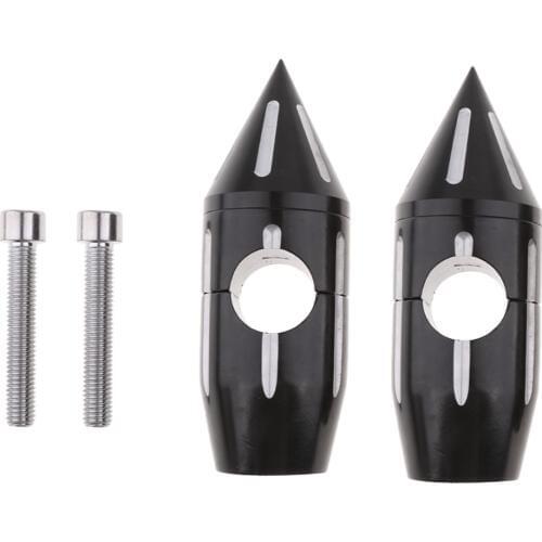 Black Motorcycle Handlebar Pullback Riser for 1 inch Handbars Cruiser