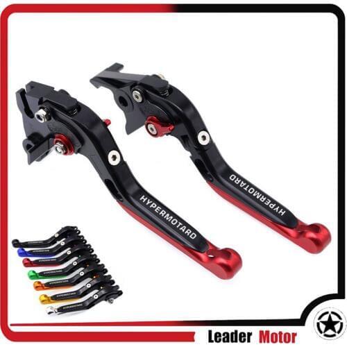 For DUCATI HYPERMOTARD 821 2013-2015 HYPERMOTARD 939 Strada 16-17 Motorcycle Accessories Folding Extendable Brake Clutch Levers