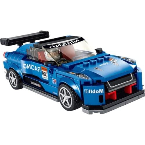 2021 Speed Champions Creator GT-R NISMO Supercar Racing Sports Car Building Blocks Kits Bricks Super Racer Car Model KIds Toys
