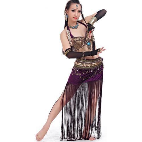 High quality Tribal style Belly Dance Suits Dress Sexy Stage Performance Egyptial Costumes 6 colors Free-Shipping