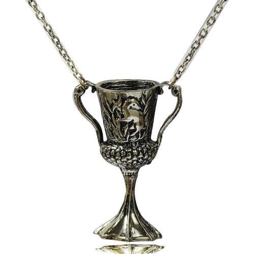 QianBei Gold SILVER Men Women PRIZE REWARD Cup Necklaces pendant size 53*38mm