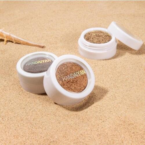 HANDAIYAN Monochrome Pearlescent Sequins Eyeshadow Glitter Sparkle Powder Shimmer Diamond Soft Durable Lasting Eye Shadow TSLM1