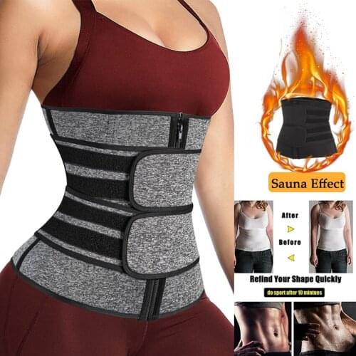 Neoprene Sweat Waist Trainer Corset Trimmer Belt for Women Weight Loss Waist Cincher Shaper Slimming Tummy Control Body Shaper