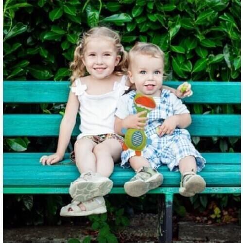 New Baby Plush Toy 6 months 0- 4Y Cartoon Animal Baby Hand Bell Plush Doll Built-in BB Stuffed Toy Doll Exercise Listening 20cm