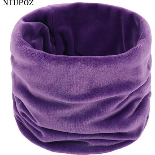 2021 New Fashion Unisex Winter Solid Bandana Knitting Scarf Women Headband Seamless Tubular Warm Ring Wrap