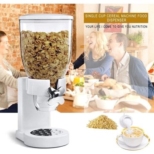 Single And Double Oatmeal Container Kitchen Storage Food Storage Containers Cereal Dispenser Rice Storage Dry Food Snack Bottle